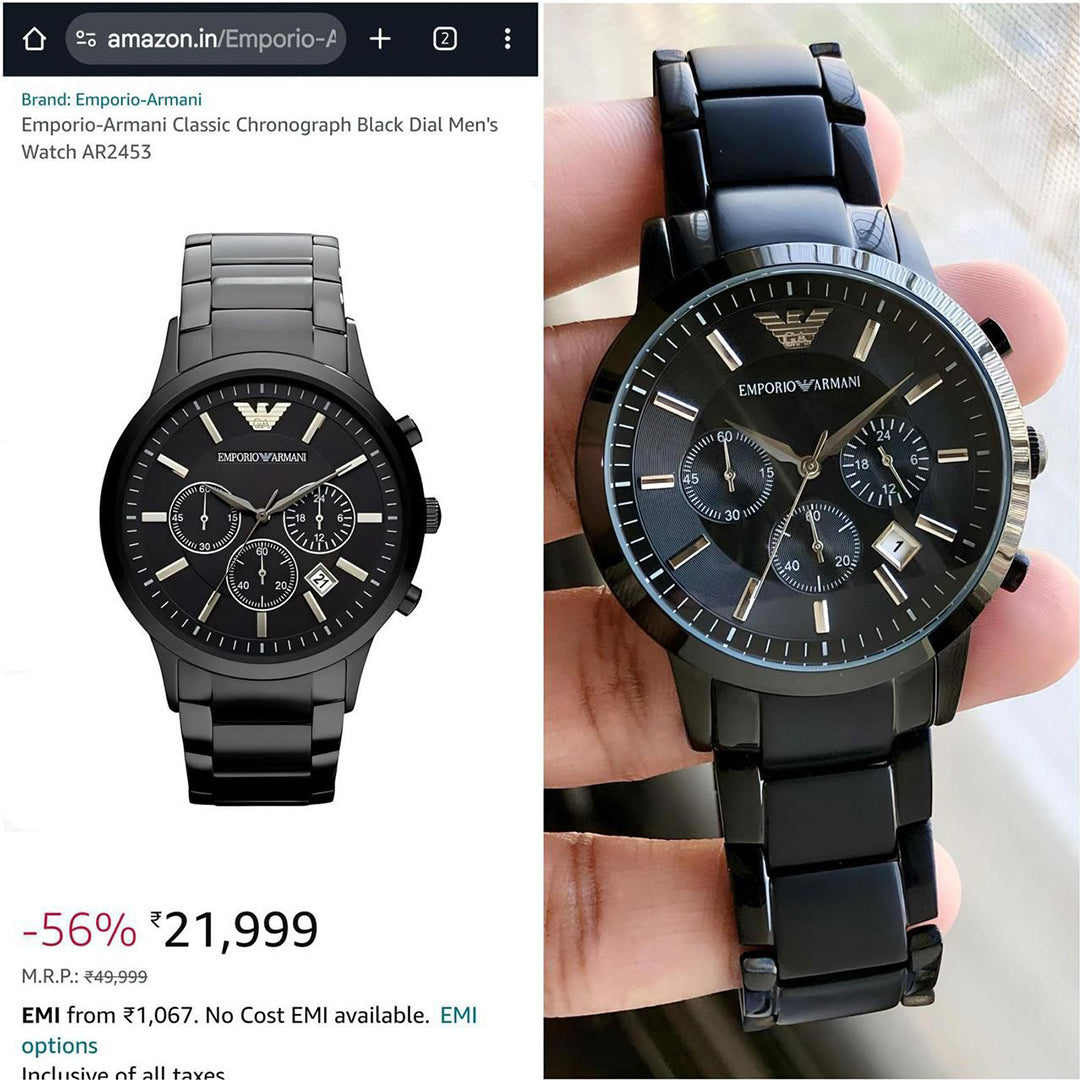 Emporio Armani Renato AR2453 β with 6 Month Warranty