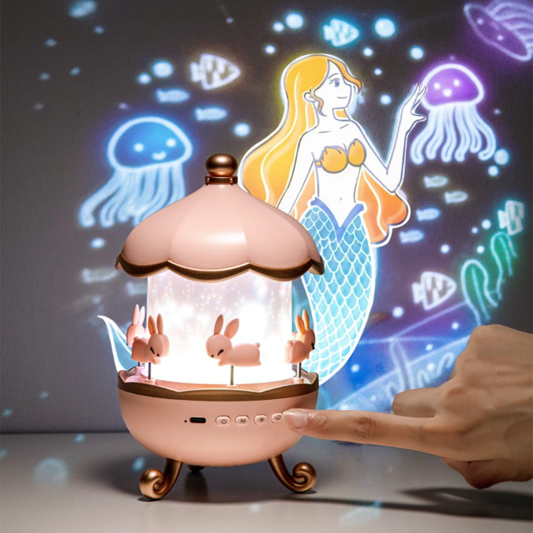 One Fire Kids Night Light Projector, Kawaii Room Decor