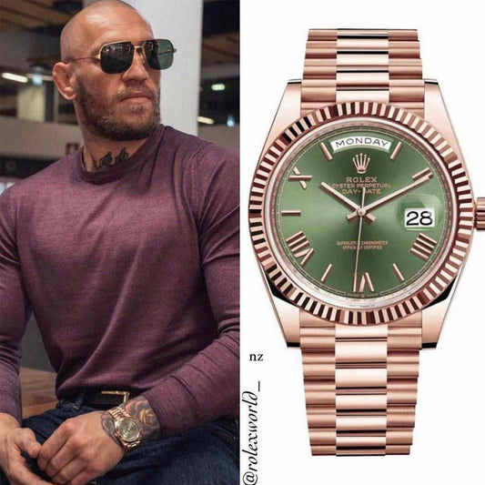 Rolexx Day-Date 40 Rose Gold – 6 Month Warranty