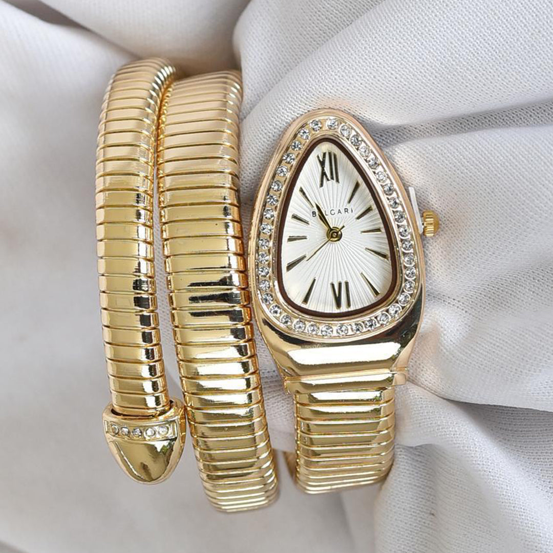 BVLGARI Snake Twist Watch β One Size Fits All | For Her | 6 Month Warranty