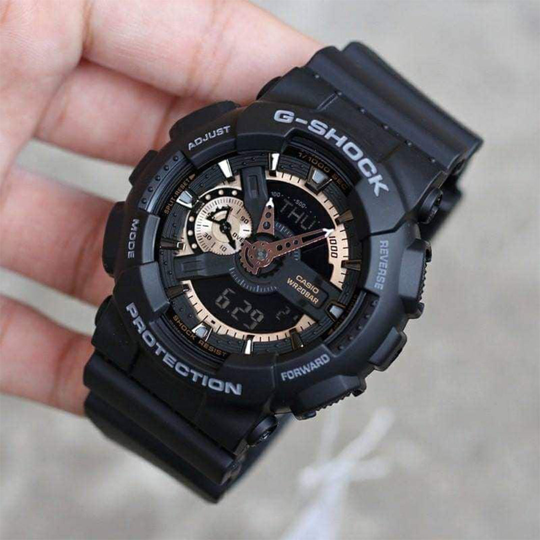 G-SHOCK GA-110GB-1 – Premium Edition with Tin Box & 6 Month Warranty