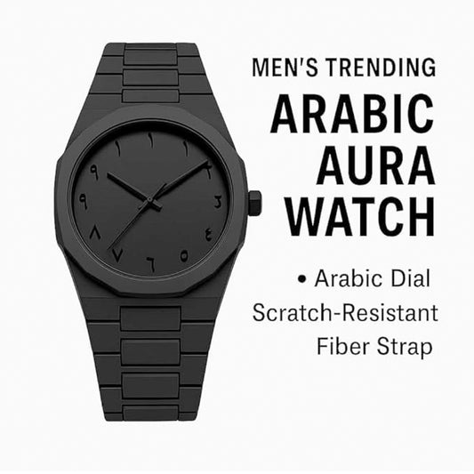 Arabic Aura Watch – Where Elegance Meets Simplicity.