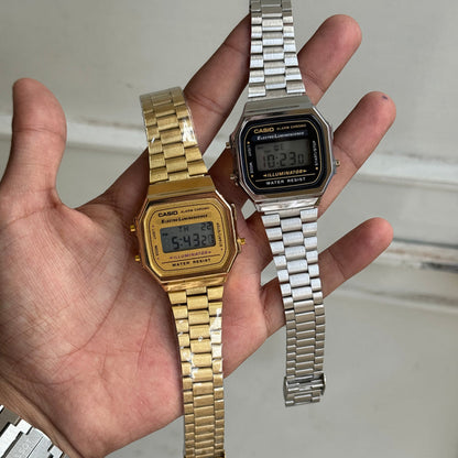 Digital Casio Vintage 7A Watch Combo with 6 Month Warranty