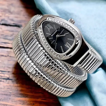 Snake Twist Watch – One Size Fits All | For Her | 6 Month Warranty