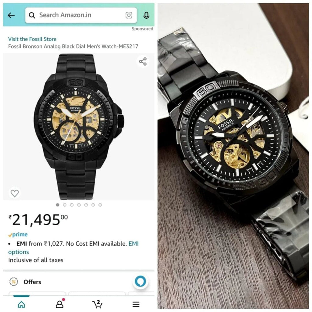 Fossil Townsman Automatic with 6 Month Warranty ⌚