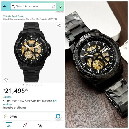Fossil Townsman Automatic with 6 Month Warranty ⌚