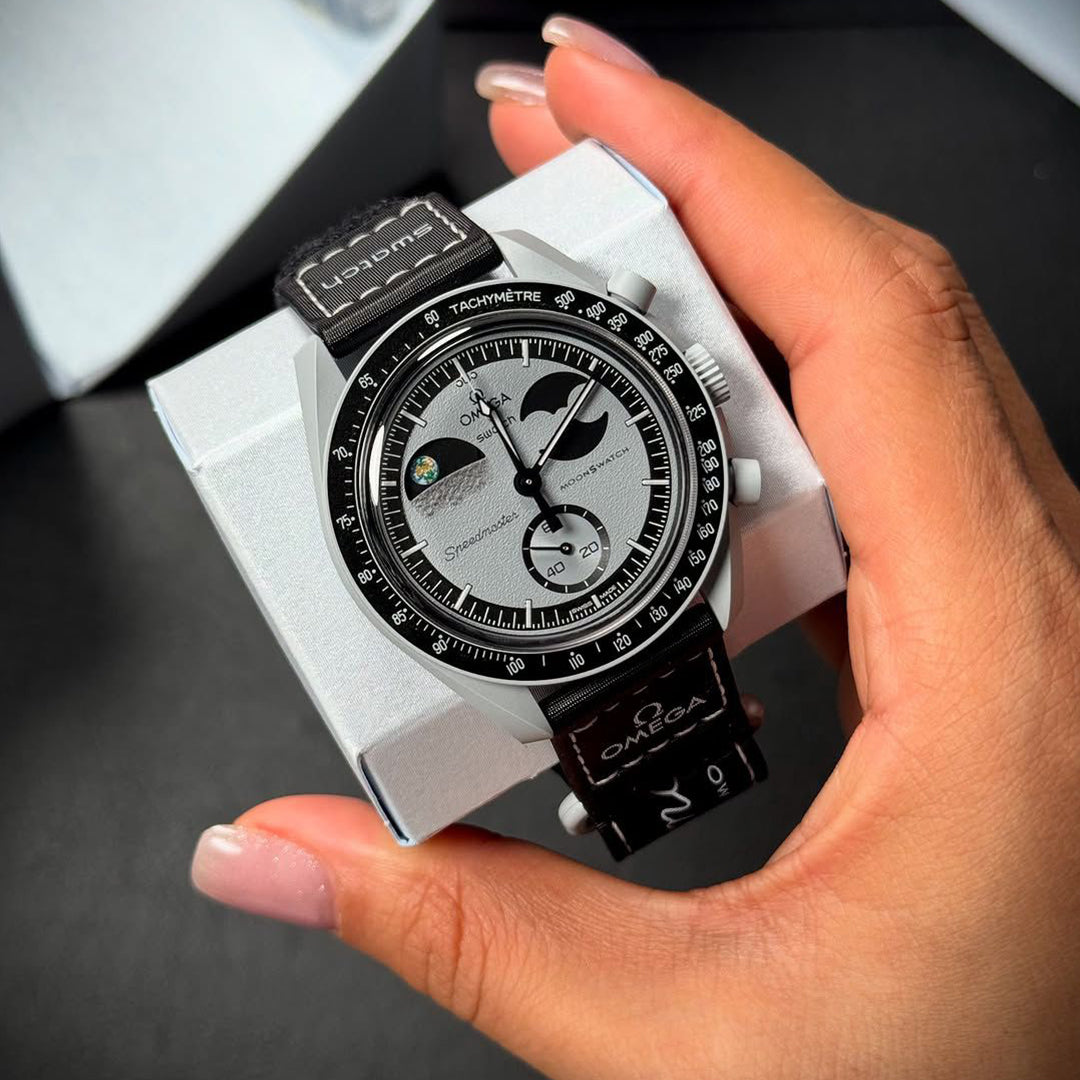 OMEGA x SWATCH MOONSWATCH – Mission to the Moon Edition For Men | 6 Month Warranty