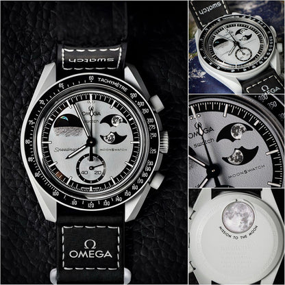 OMEGA x SWATCH MOONSWATCH – Mission to the Moon Edition For Men | 6 Month Warranty