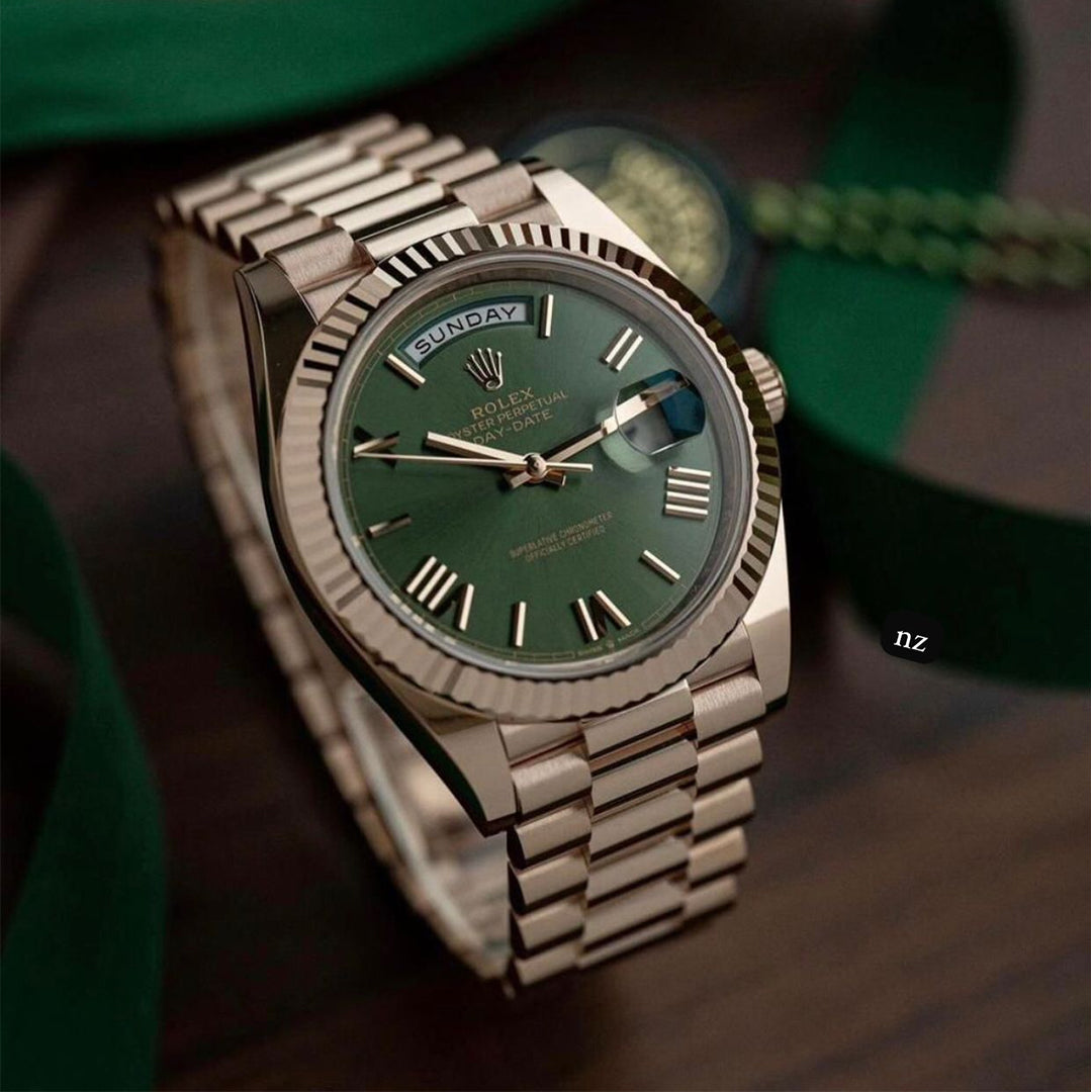 Rolexx Day-Date 40 Rose Gold – 6 Month Warranty