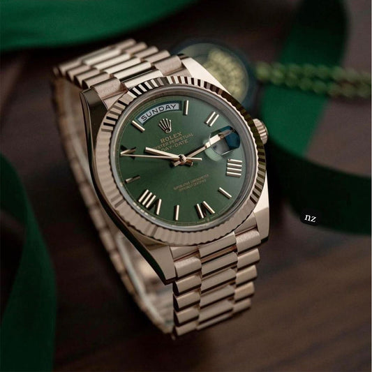 Rolexx Day-Date 40 Rose Gold – 6 Month Warranty