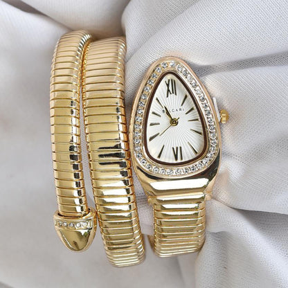 BVLGARI Snake Twist Watch – One Size Fits All | For Her | 6 Month Warranty