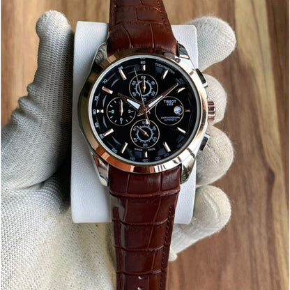 Tissot Couturier 1853 Leather Chronograph – 6 Month Warranty